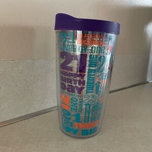 16 oz Tervis cup birthday coffee cup 21 21st